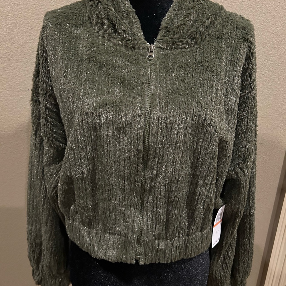 Derek Heart Green Short Jacket 3X